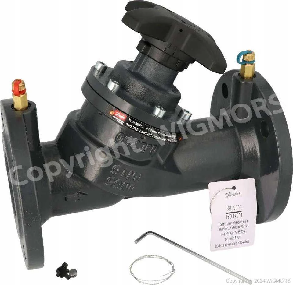Danfoss MSV-F2 balansējošais vārsts DN65, Kvs 93.40