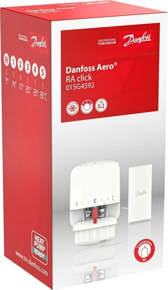 Danfoss Aero 015G4592 pakuotė su termostato galvute