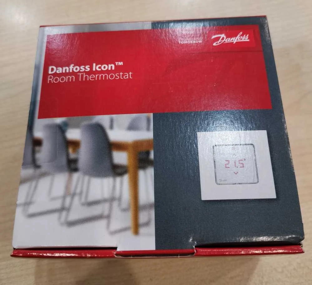 Šildymo valdymo sistema Danfoss Icon, termostatas bevielis, su ekranu, virštinkinis