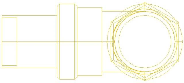 Balansinis ventilis Danfoss, RLV-S15 rankinis kampinis