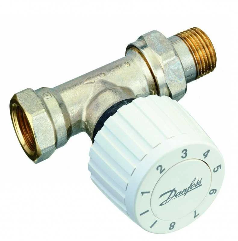 Komplektas: RTL mazgas Danfoss FJVR + termostatinė galva FJVR, 10-50°C, KVS 0.73, DN15