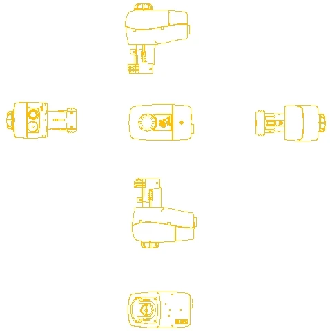 Danfoss AME 435 motors sēžas vārstiem 24V, 7.5s/mm, 400N