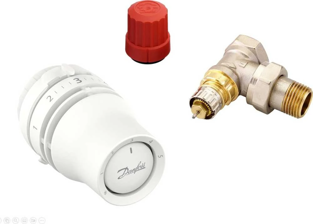 Danfoss Jutiklio rinkinys 015G5325, RA-N, DN15, kampinis