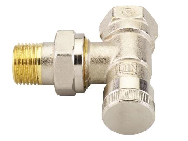 Danfoss RLV noslēgvārsts 1/2", leņķis ar noteci