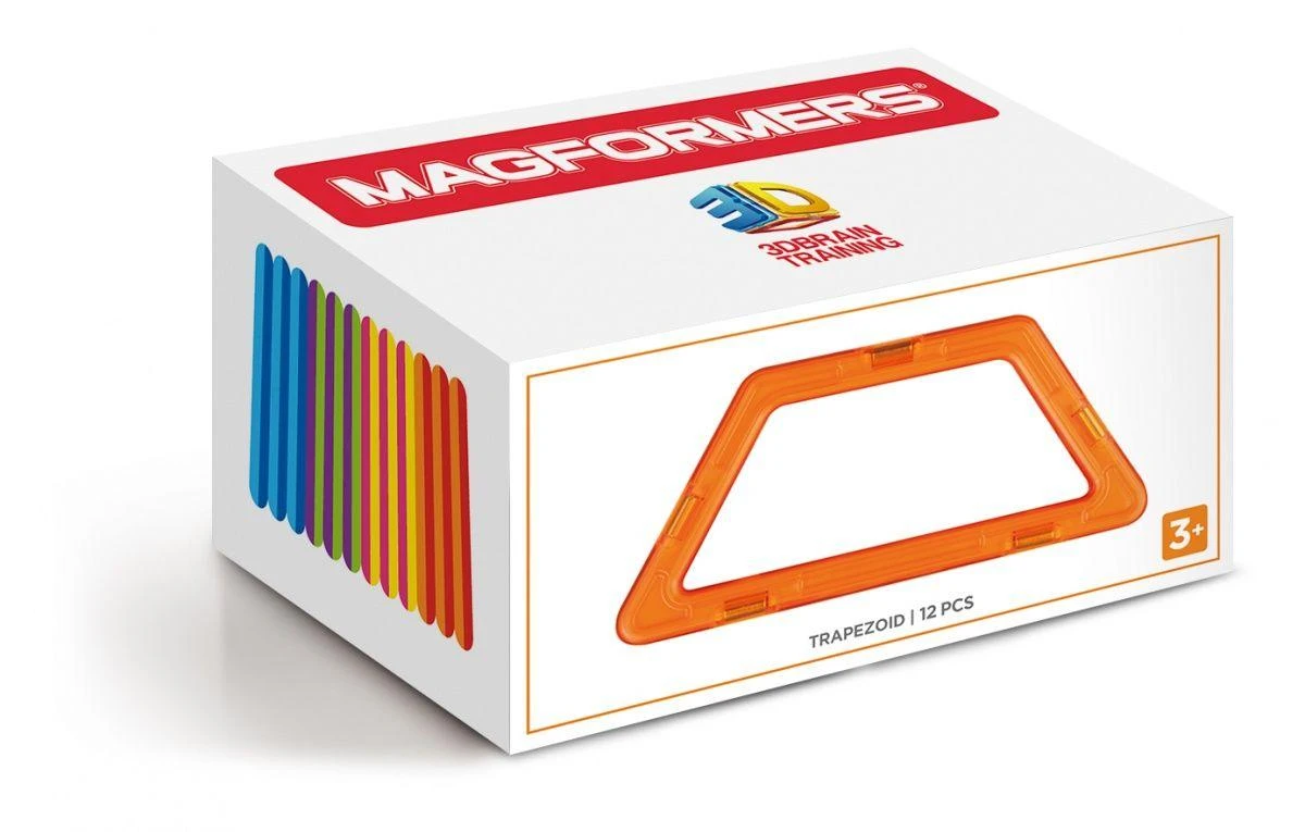 Magformers Trapezoid 12PC Set rinkinys