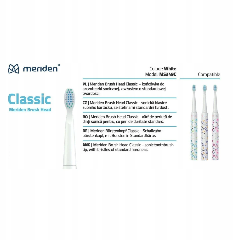 Meriden Sonic+ Classic galvutės techninis aprašymas