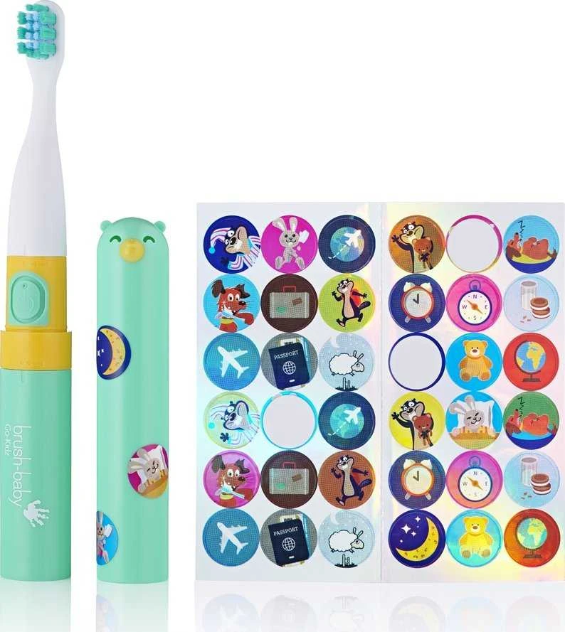 Dantų šepetėlis elektrinis Brush-baby Šepetys -baby Go- KIDZ