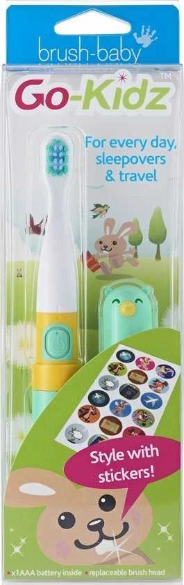 Dantų šepetėlis elektrinis Brush-baby Šepetys -baby Go- KIDZ