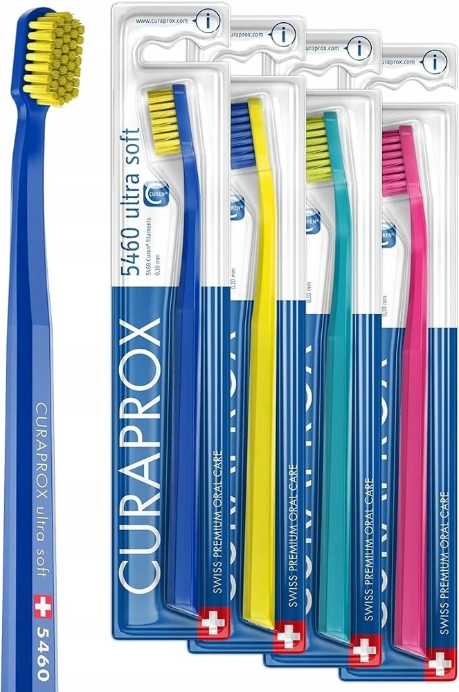 „Curaprox CS 5460“ itin minkštas dantų šepetėlis