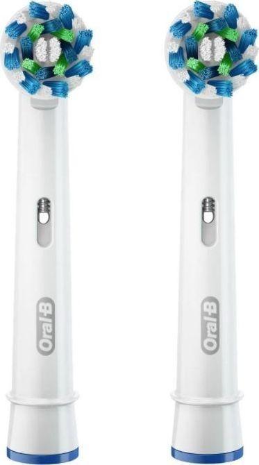 Dantų šepetėlis Oral-B CrossAction 80248026 dantų šepetėlio galvutė 2 vnt Mėlyna, Balta