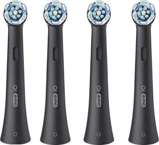 BRAUN iO RB CB-4 Ultimate Clean Juodas 4ct antgaliai dantų šepetėliui