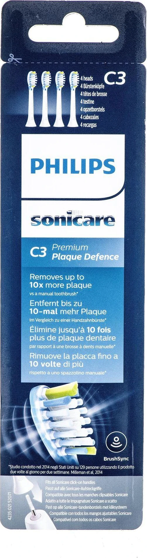 Philips Standartinės „Sonic“ dantų šepetėlio galvutės HX9044/17