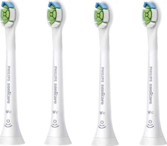 Philips Sonicare W2c Optimal Baltos kompaktiškos Sonic dantų šepetėlio galvutės, HX6074/27, 4 vnt.
