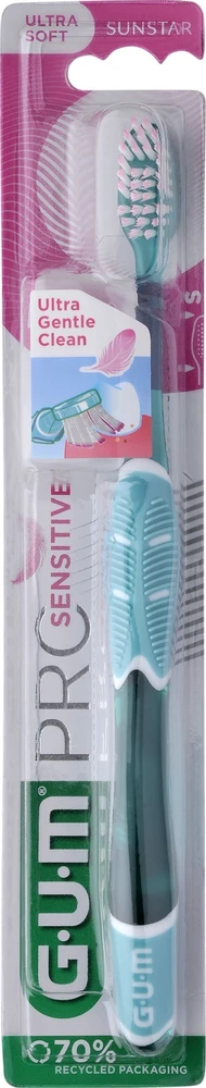 Dantų šepetėlis G.U.M Sensitive Pro 510 pakuotėje