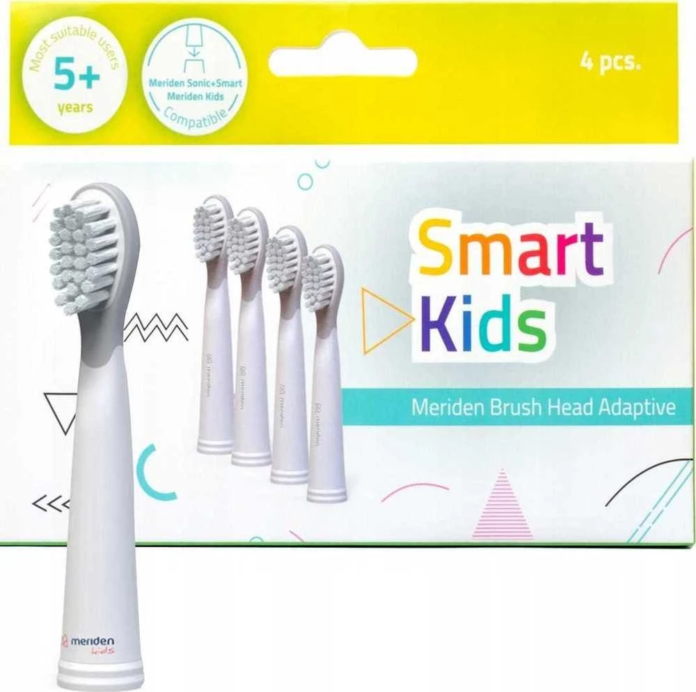 Meriden Sonic+ Smart Kids šepetėlių galvutės pakuotėje