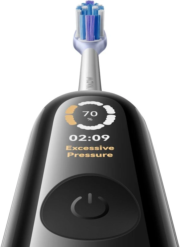 Mova MOVA Fresh 20 VisionAI Sonic dantų šepetėlis su spaudimo jutikliu, juodas