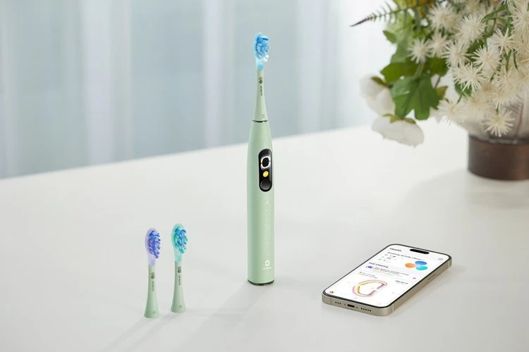 Oclean X Ultra S Elektrinis dantų šepetėlis, Žalias