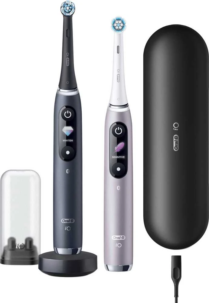 Dantų šepetėlis Braun Oral-B iO 9 Duo juoda/rožinė