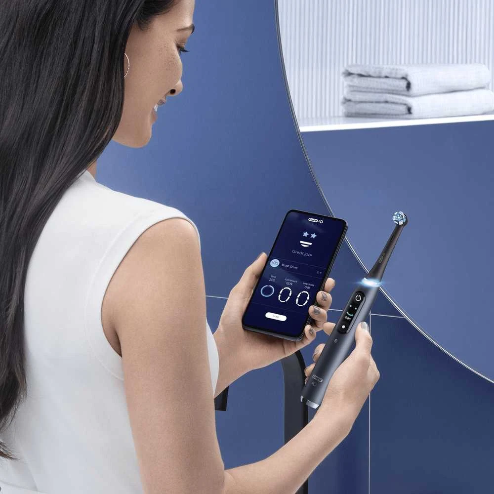 Dantų šepetėlis Braun Oral-B iO 9 Duo juoda/rožinė