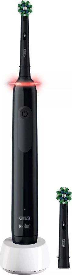 Braun Oral-B Pro 3 3000 Cross Action Elektrinis dantų šepetėlis, juodas