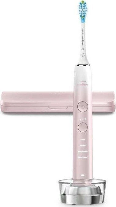 Elektrinis dantų šepetėlis Philips Sonicare DiamondClean 9000 HX9911/84, Rožinis