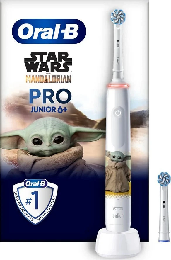 Dantų šepetėlis Oral-B Pro Junior 6+ Star Wars balta