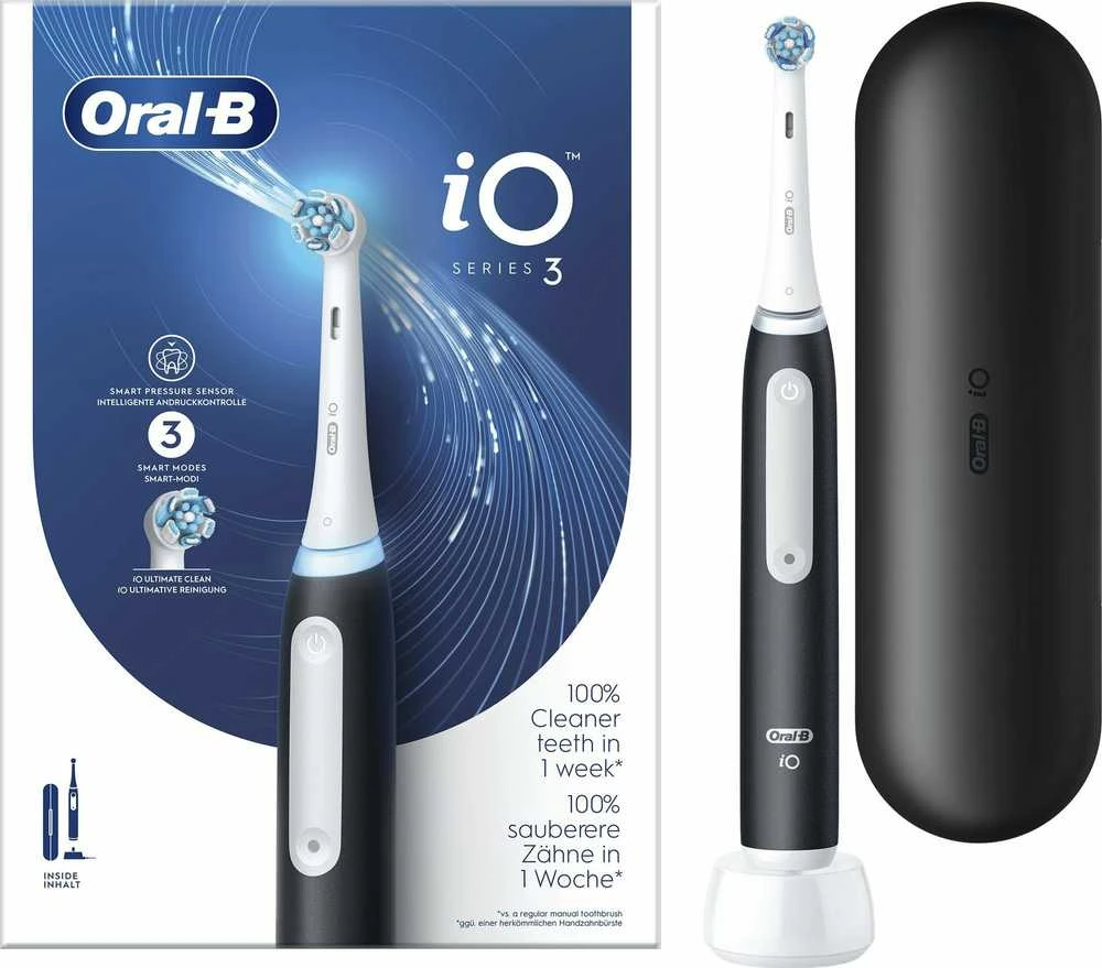 Dantų šepetėlis Oral-B iO 3 Matt Juodas