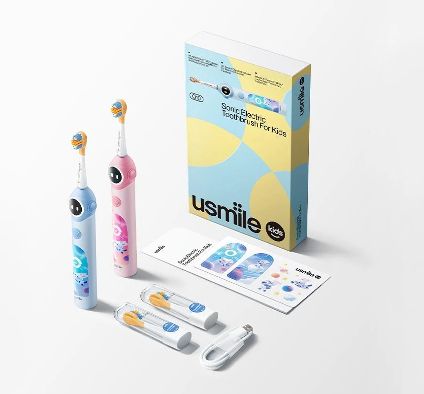 Dantų šepetėlis Šepetėlis Usmile Q10 Žydra
