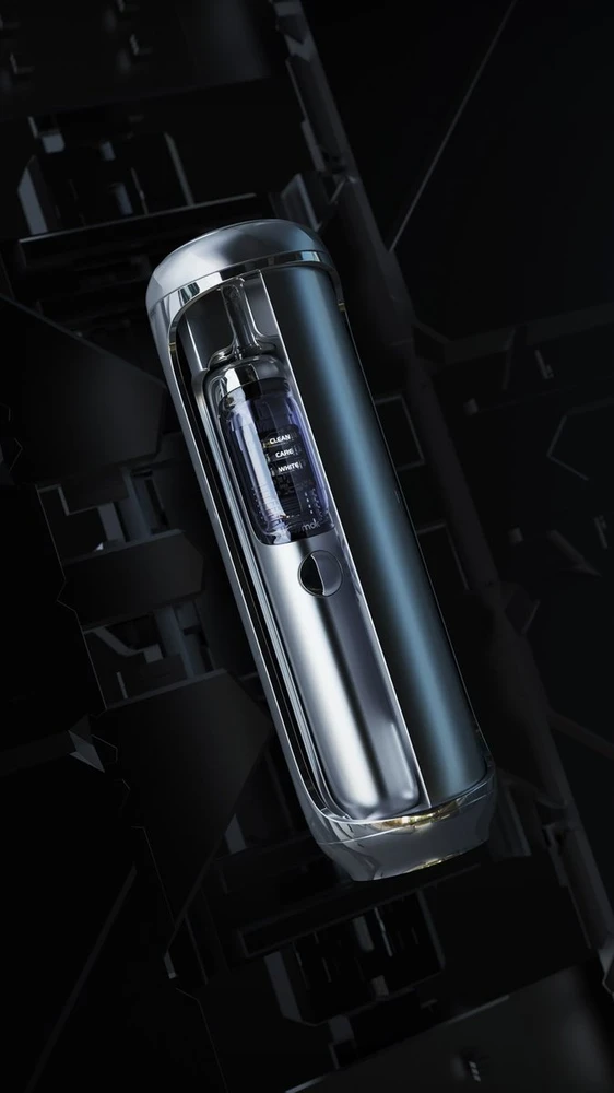 Dantų šepetėlis Šepetėlis Jimok Soniczna Jimok J6 Capsule Sidabrinis - Pilkas + 4 antgaliai