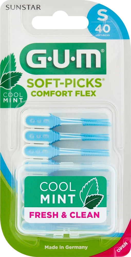 GUM tarpdančių krapštukai Comfort Flex Mentiniai