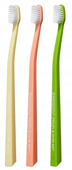 Swissdent Profi Gentle Extra Soft dantų šepetėlis 2 vnt. + 1 vnt.