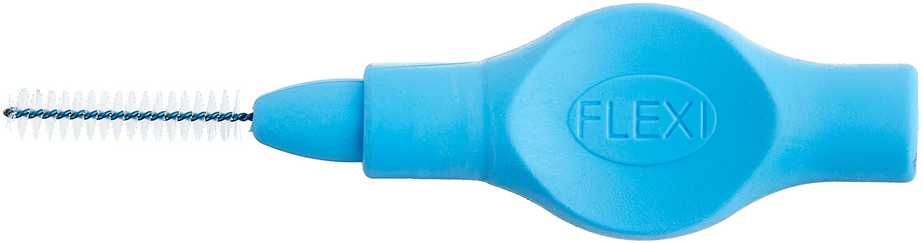 Tandex (6 vnt.) szczoteczek Flexi Extra Fine Aqua (mėlyna))