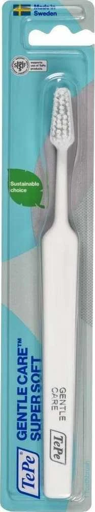 TePe Gentle Care Dantų šepetėlis Super Soft ypač minkštas dantų šepetėlis