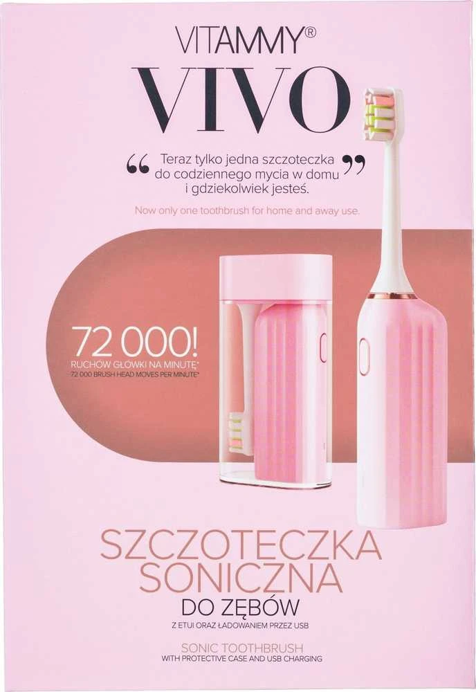 Dantų šepetėlis Vitammy Vivo, rožinė