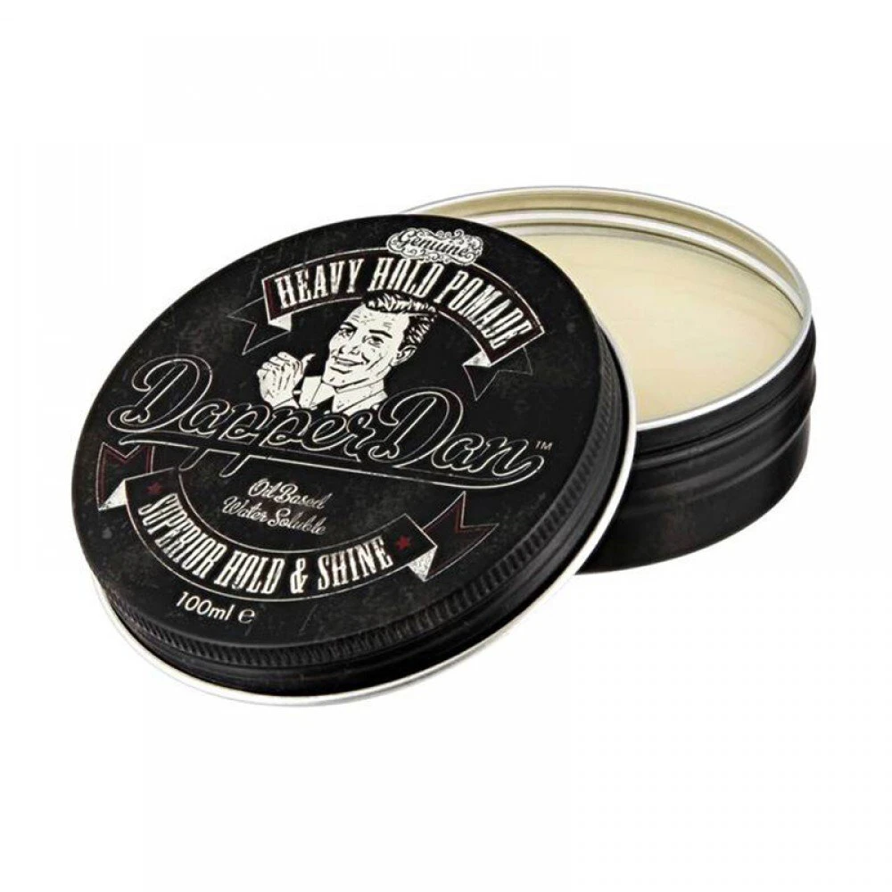 Dapper Dan Heavy Hold Pomade stiprios fiksacijos ir spindesio plaukų pomada, 100 ml