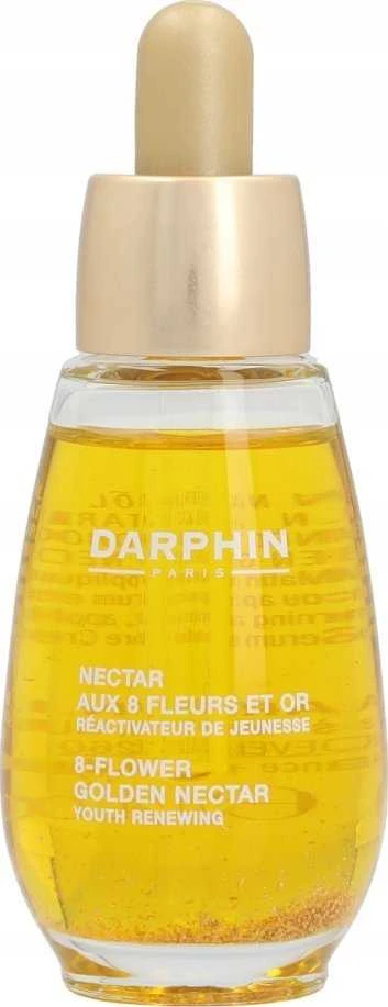 Darphin Essential Oil Eliksyras - 8-Flower Golden Nectar Non-Comedogenic Nourishes & Smooths Morning & Night Oil For Face & Neck, 30 ml