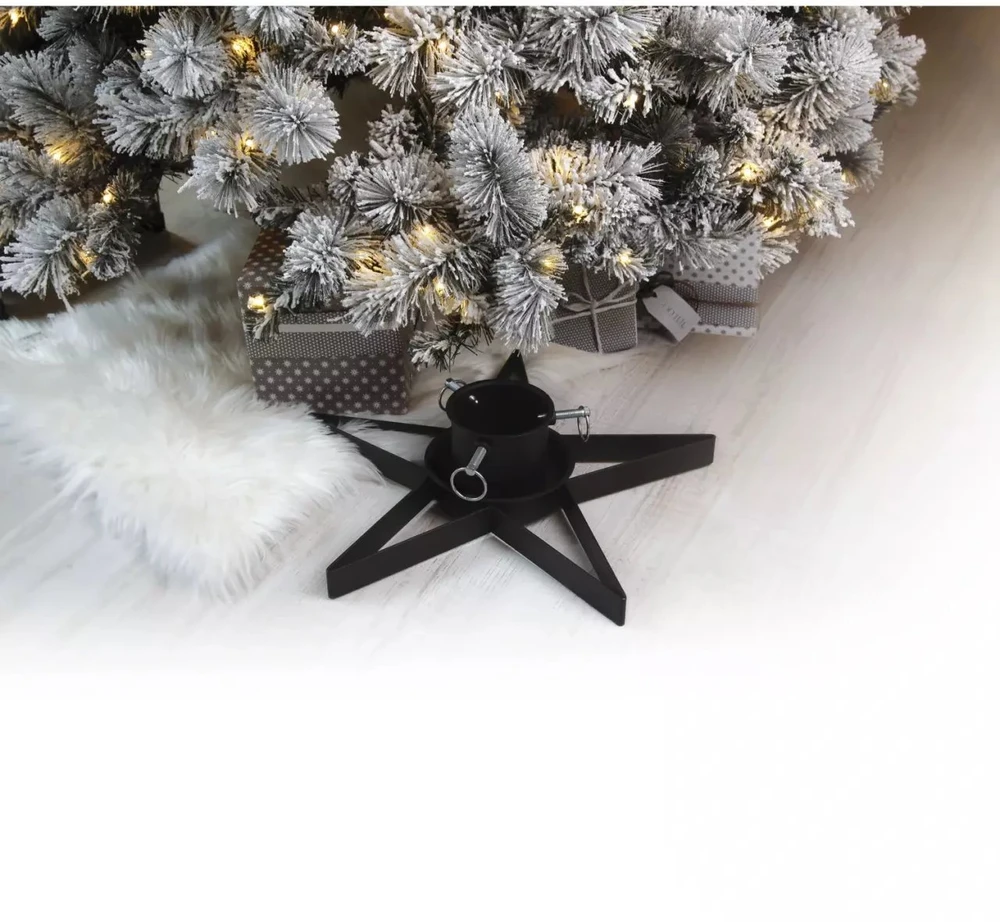 Dąstal Det Gamle Apotek Christmas medžio stand, h 10cm, w 45cm, d 47cm, juodas