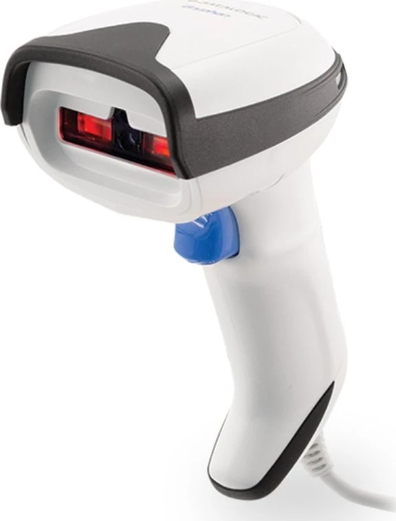 „Datalogic Gryphon GM4200“, rinkinys, USB, 433 MHz, Baltas (rinkinyje yra skaitytuvas, WLC4190-WH-433 bazė ir USB kabelis 90A052278)