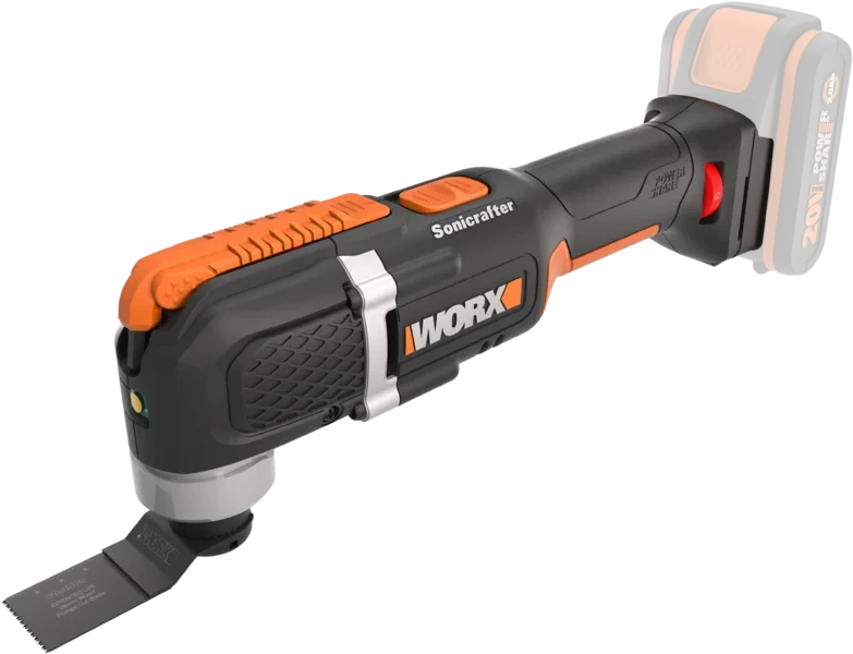 Worx WX696.9 daugiafunkcinis įrankis su Sonicrafter galvute