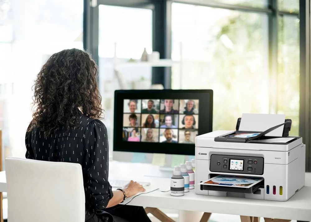 Spausdintuvas rašalinis Canon MAXIFY GX4050 MFP Spalv. refillable A4 350lap 33.6Kbps USB2.0 LAN WiFi