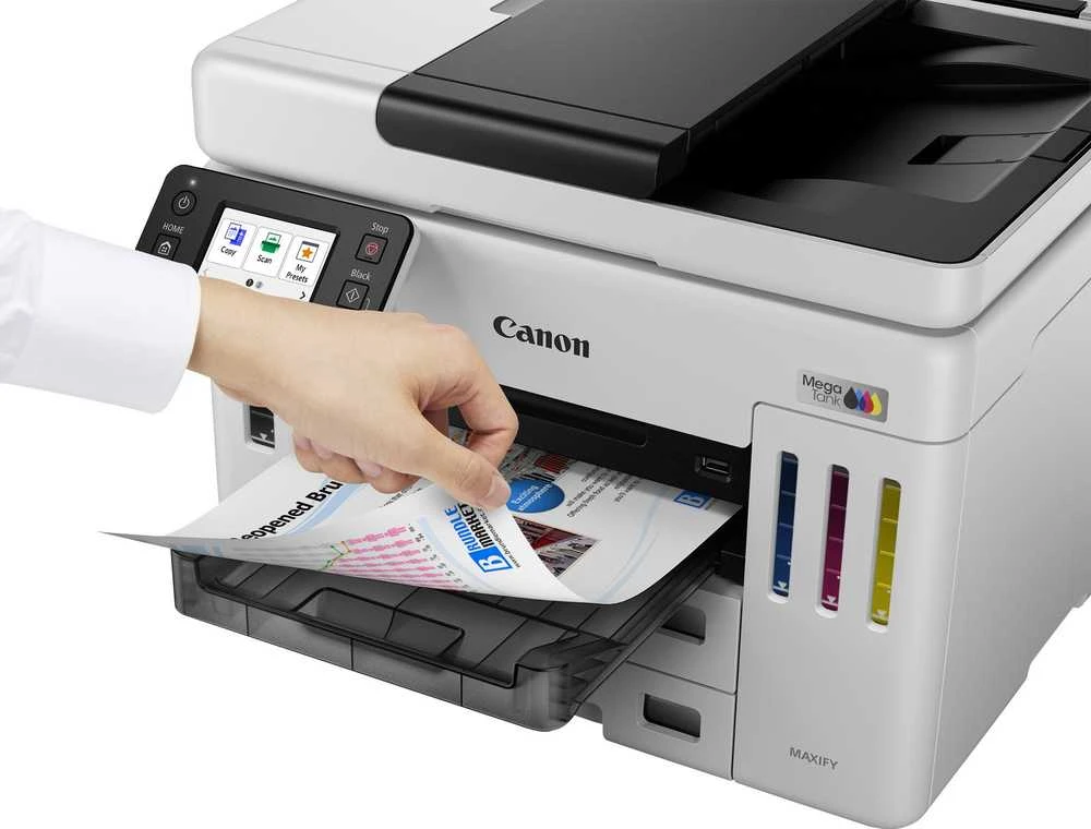 Canon | MAXIFY GX7150 | Daugiafunkcinis spausdintuvas | Ink-jet | Spalvotas | A4 | Wi-Fi | Baltas