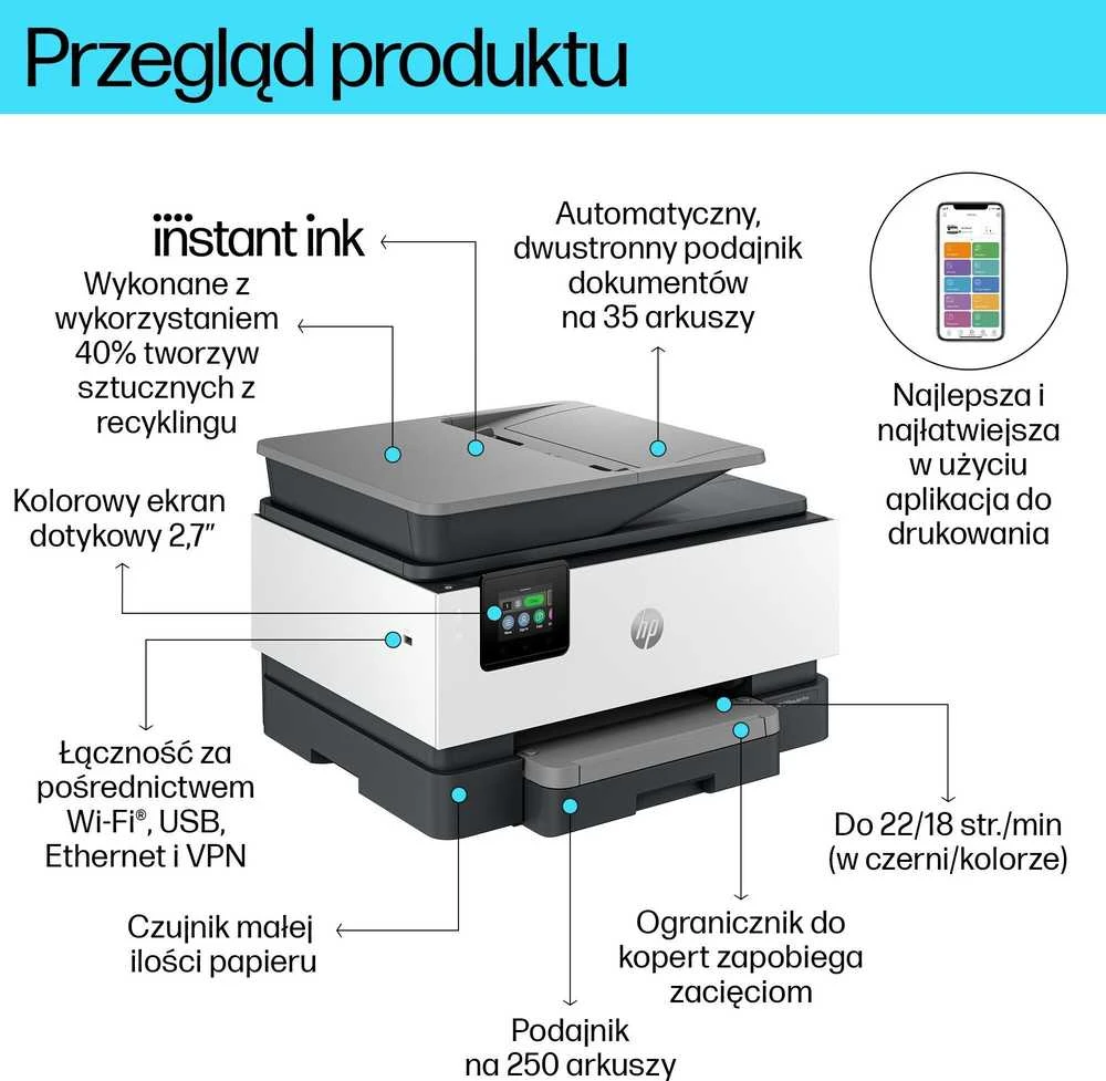 Spausdintuvas Daugiafunkcinis įrenginys HP OfficeJet Pro 9120e (403X8B)