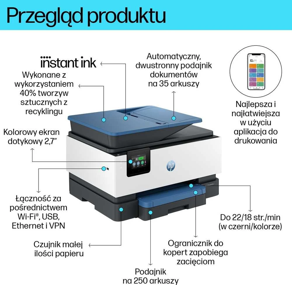 Spausdintuvas Daugiafunkcinis įrenginys HP OfficeJet Pro 9125e (403X5B)