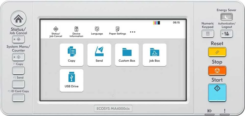 Kyocera ECOSYS MA4000cix Spausdintuvas lazerinis spalvotas MFP A4 40 ppm Tinklinis LAN USB