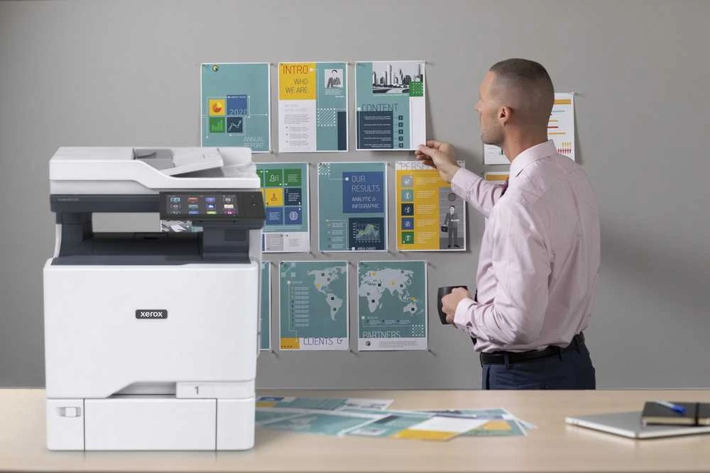 Spausdintuvas Daugiafunkcis įrenginys Xerox Versalink C625DN – MFP spalvotas 4in1, 50 laipsnių