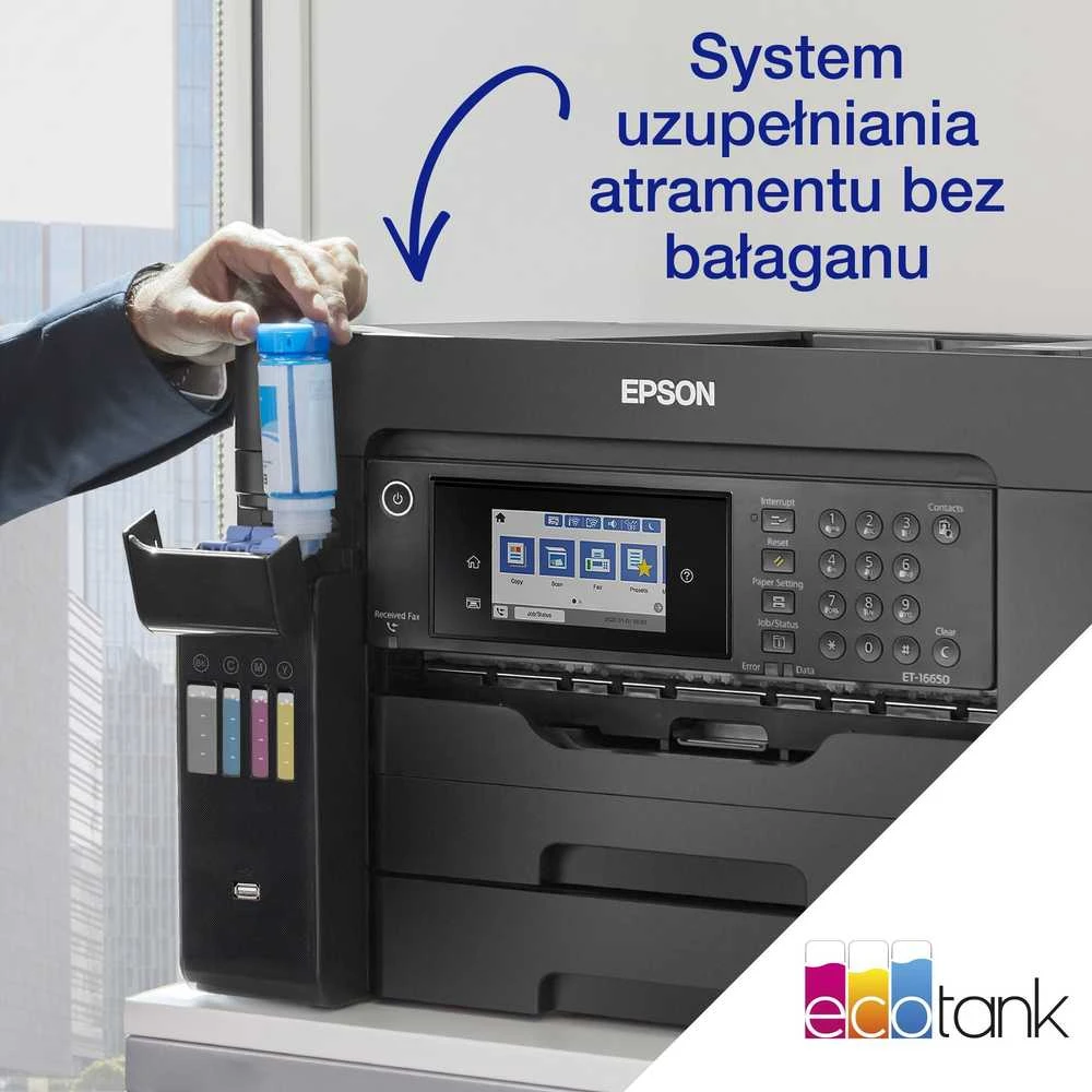 Epson | EcoTank L15150 | Inkjet | Spalvotas | Multicunctional Spausdintuvas | A3+ | Wi-Fi | Juodas