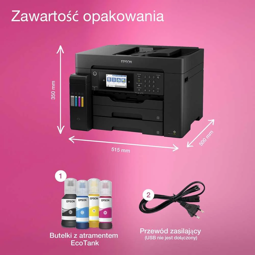 Epson | EcoTank L15150 | Inkjet | Spalvotas | Multicunctional Spausdintuvas | A3+ | Wi-Fi | Juodas