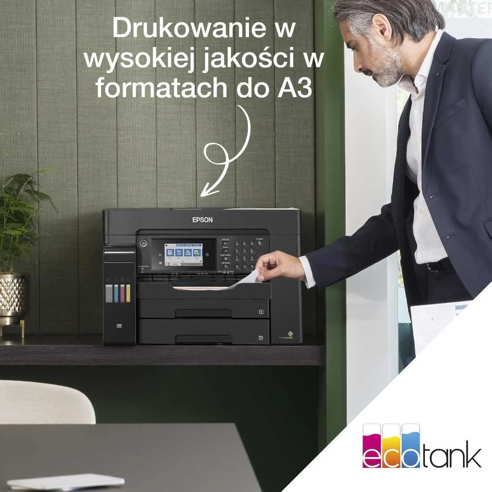 Epson | EcoTank L15150 | Inkjet | Spalvotas | Multicunctional Spausdintuvas | A3+ | Wi-Fi | Juodas