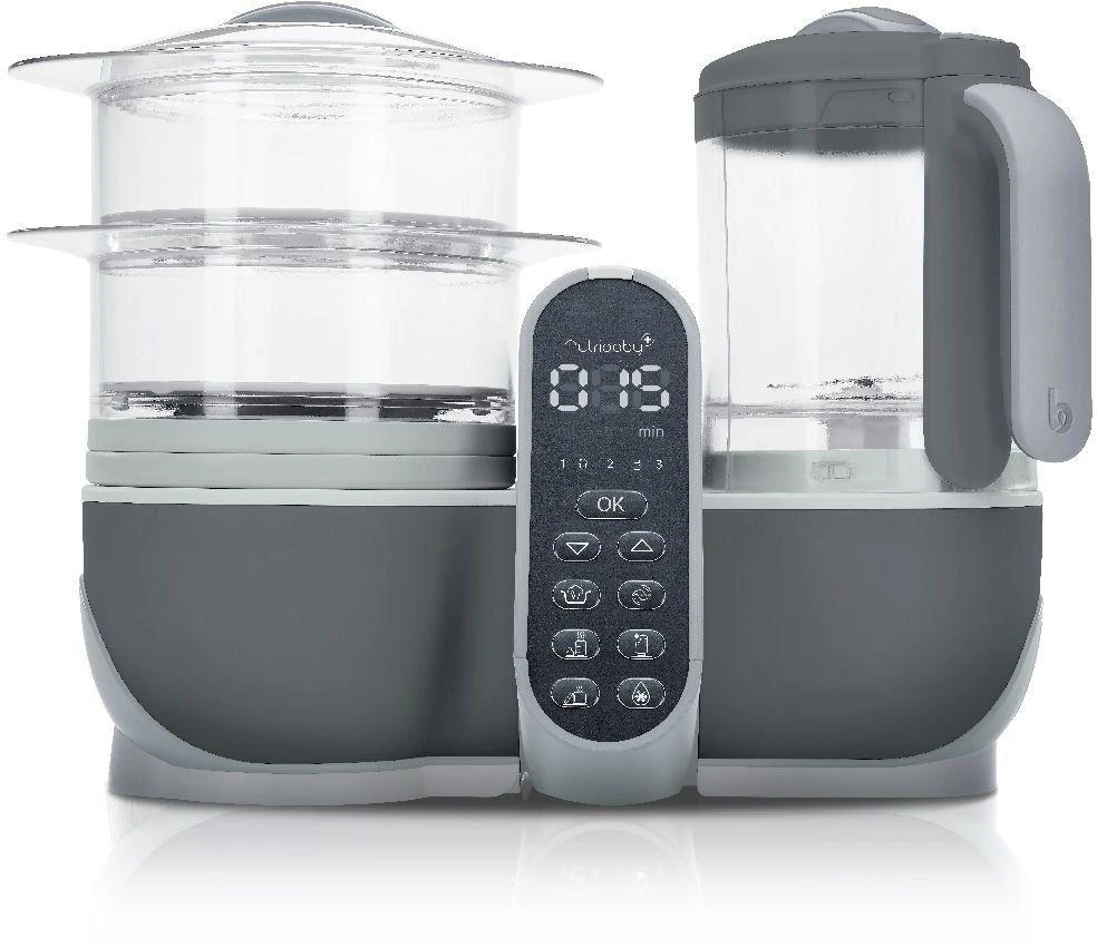 Daugiafunkcis virtuvės kombainas Babymoov Nutribaby(+) 6-in-1 (pilkas)