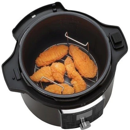 Concept Cookery CK8000 Daugiafunkcis puodas su oro gruzdintuvės funkcija 1500 W Juodas